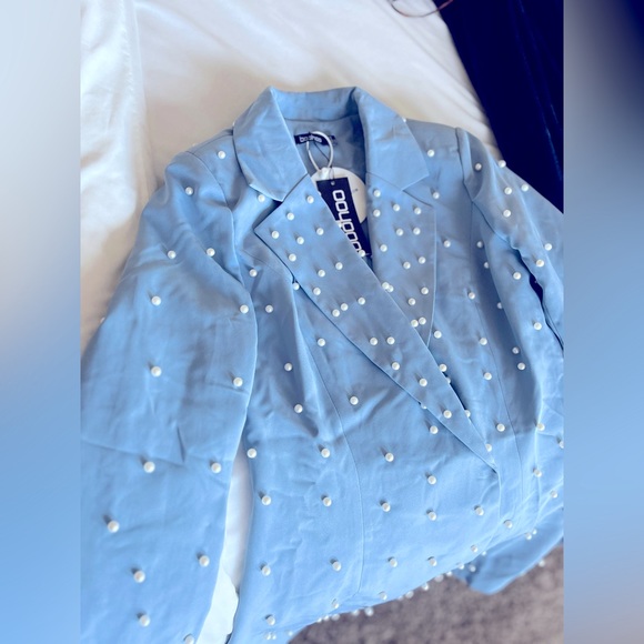 🔸Pearl blazer dress🔸 prettylittlethings ohpolly boohoo - Picture 5 of 6